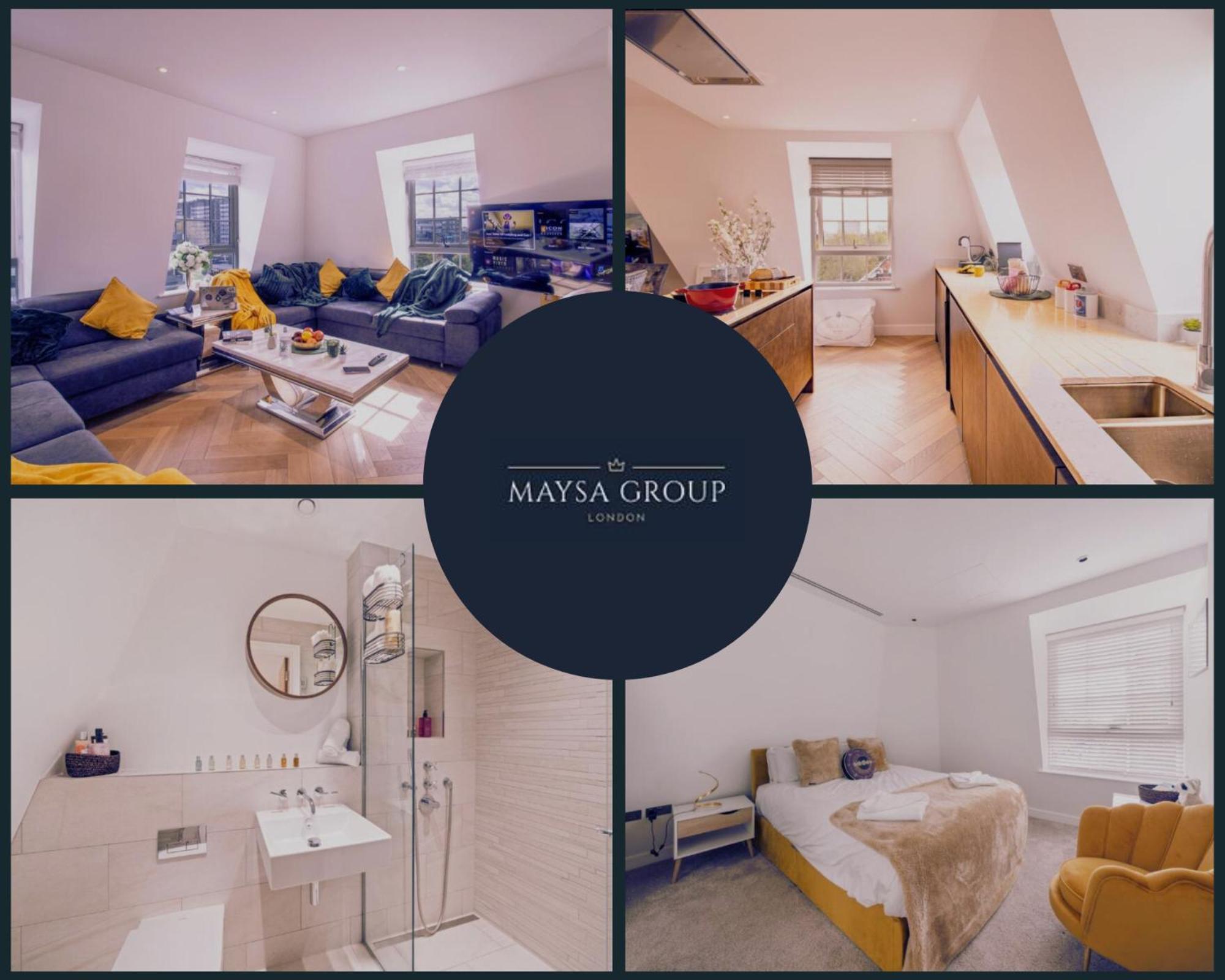 Elegant 3-Bedroom Penthouse In Marble Arch 70 London Exterior photo